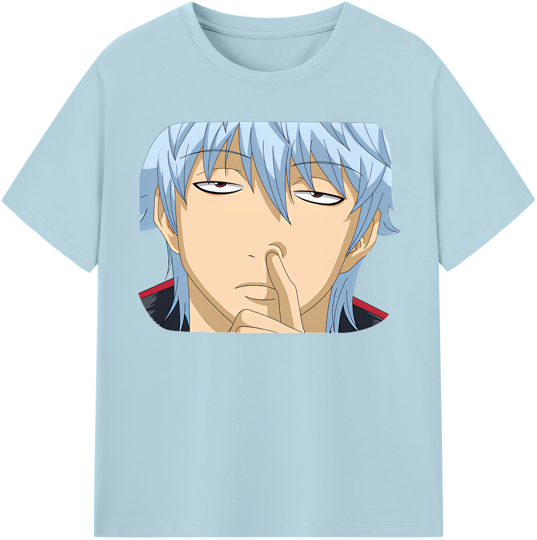 （画像用） ぎんたま 坂田銀時（さかたぎんとき） 神楽 志村新八（しむら しんぱち） GINTAMA Sakata Gintoki Kagura Shimura Shinpachi 綿100％半袖Tシャツ（フロントプリント）
